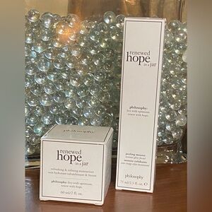 Philosophy Renewed Hope In a Jar Moisturizer & Peeling Mousse Set